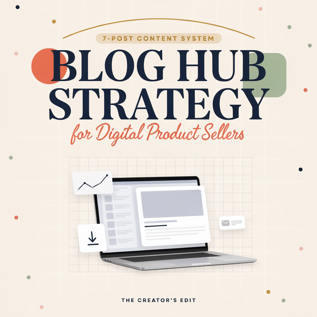 Blog Hub Strategy for Digital Product Sellers